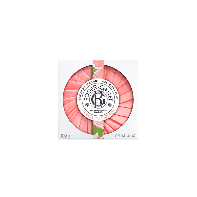 ROGER&amp;GALLET 로저앤갈렛 플레르 드 휘기에 퍼퓸솝 100g수분 영양 피부결케어 바디 페이셜 퍼퓸비누, 무화과향